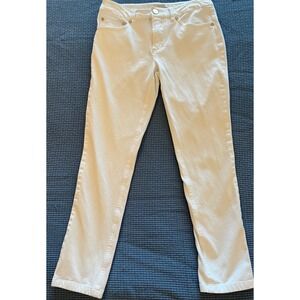 Eric‎ White Denim Jeans Size 2 Slim Fit Comfort Stretch Casual Pants